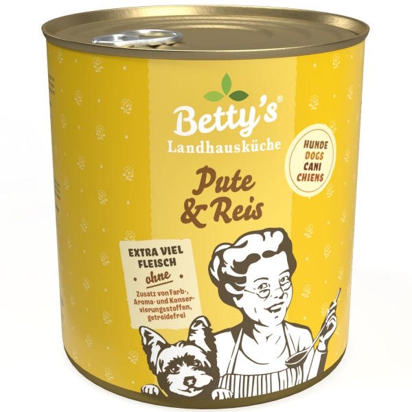 Betty`s Landhausküche Pute & Reis 800g